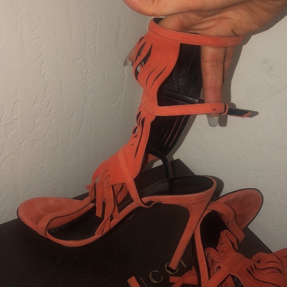 Gucci sandals size 6.5 used 2 time only , - Picture 7 of 8